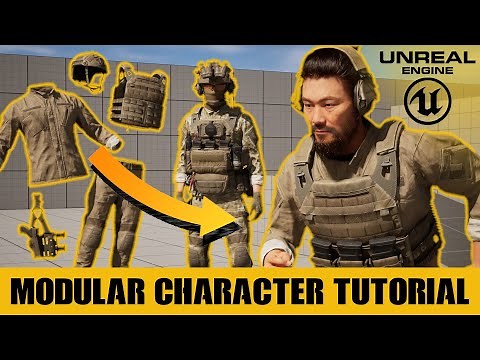 How to use Modular Character in UE5