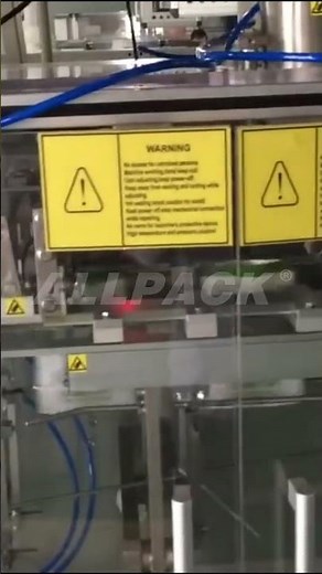 How snack food packed by the doypack machine ?