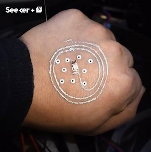 1.9M views · 1.4K shares | A 3D-printing tool that tattoos electronic circuits directly onto skin could be the Swiss Army knife of the future. | Seeker by The Verge | Facebook