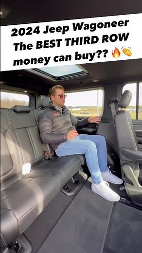 Check out the Spacious Third Row on the 2024 Jeep Wagoneer!