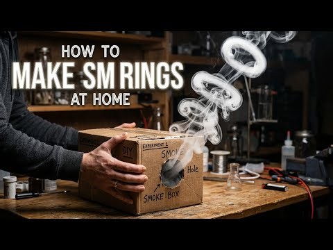 How to Make a Simple Smoke Bubble box| #SmokeBubbles #VortexCannon #PhysicsFun #EasyScience