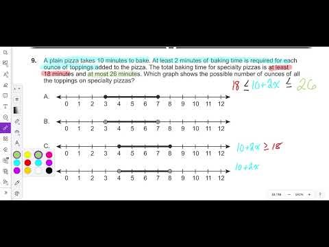 2016 Module 1 Problem 9 Algebra 1 PDE Item and Scoring Sampler