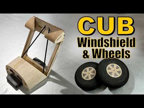 Dancing Wings J3 Cub RC - Episode 4: Windshield Mount & Gear