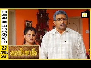 Vamsam - Tamil Serial | Episode 850 | 22/04/2016
