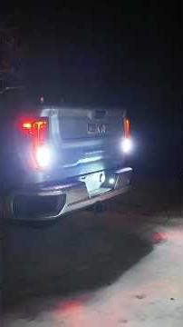 Stock vs. LASFIT LED: 2024 GMC Sierra Reverse Lights 🔦