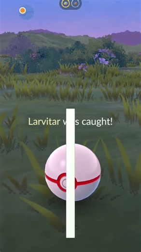 Got it... Shadow Shiny Larvitar ✨🥳 #shadowshiny #shorts #pokemon