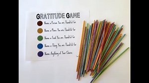Play the Gratitude Game with your kids this November! It is a fun activity to focus on the many things you are grateful for. Link in the comments. | Teach Beside Me