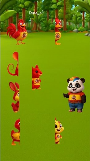 ayam tikus kelinci bebek versi spanyol #cartoon #animation