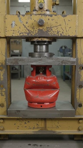 Hydraulic Vs Cylinder 😲#hydraulicpress #shorts