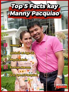 65K views · 545 reactions | Manny Pacquiao's NetWorth (Top5 Facts) 朗 #netflix #mannypacquiao #Jinkee #networth #modernpinoynow | Modern Pinoy | Facebook