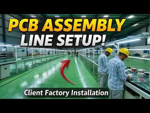 PCB Assembly Line Setup in India | Complete SMT Line Installation | XJS Electronics Pvt. Ltd