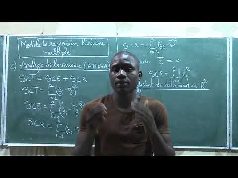 ECONOMÉTRIE:le coefficient de détermination R carrée