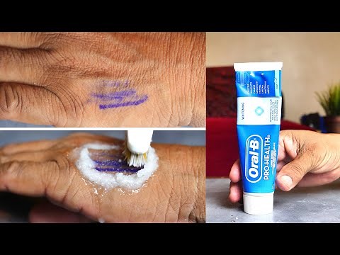 Best Way To Remove Permanent Marker Sharpie From Skin Easily At Home