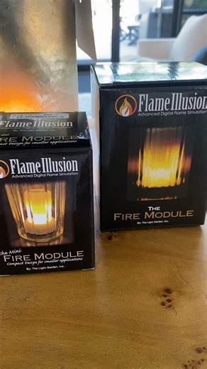 Perfect mood lighting for October! Shop our Flame Illusion flame simulation lights in stores. Plus, get BOGO 50% off all accessories* storewide to celebrate our Warehouse Outlet Grand Opening! *Of equal or lesser value | American Factory Direct Furniture