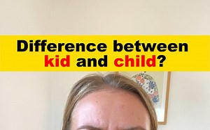 kid 和 child两者之间的区别？