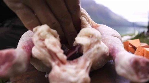 From Flames to Flavor: Whole Chicken Cooked in the Open Air