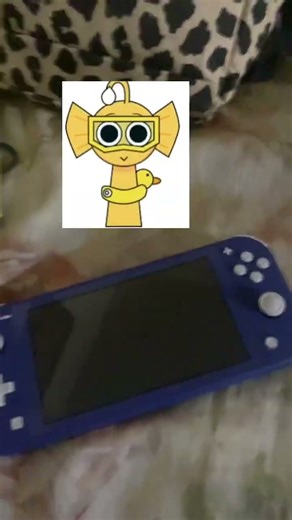 Nintendo switch blue game and the play