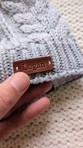 PERSONALIZED Tan Leather Tag. Leather Tags. Custom Tags. Knitting Leather Labels. Knitting Tags. Tan Leather Labels. Custom Leather Labels. - Etsy