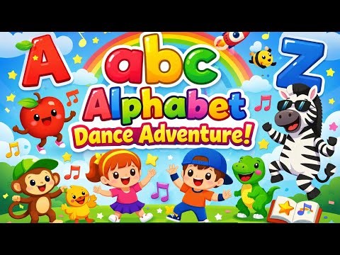 abc learn Dance the Alphabet | Wiggle Your Way from A to Z.abcd learning. Abc learning phonics song.