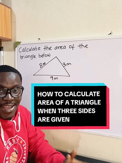 Calculate Area of a Triangle with Three Sides