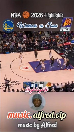 Golden State Warriors vs Phoenix Suns: NBA Basketball 🏀 2026 Highlights: Alfred.vip