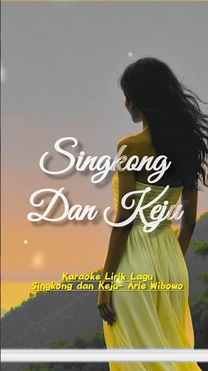 Singkong dan Keju - Karaoke Lirik Lagu Kenangan- Arie Wibowo #singkongdankeju