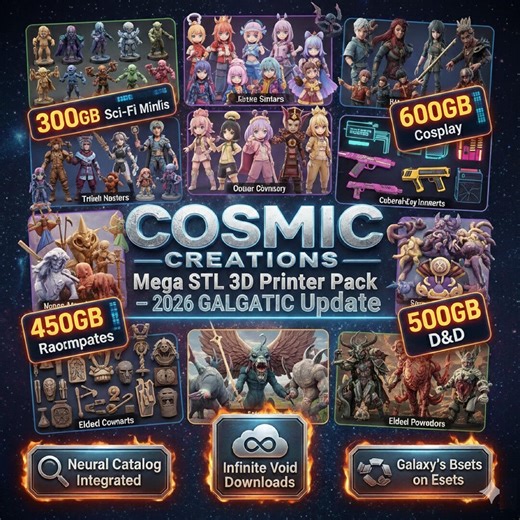 200TB+ STL Mega Bundle Pack, Millions of STL Files, All-in-one 3D Models Collection, Laserdatei Ultimate STL Library, Stl Bundle, Anime - Etsy