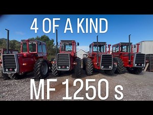 4 IN A ROW ,,, MF 1250s restored