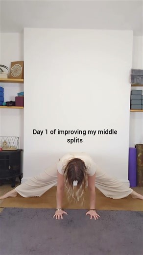 Day 1 of improving my middle splits