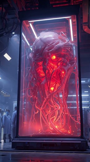 Shapeshifting Alien Bioform in Containment