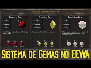Conan Exiles Começando no EEWA Ep. 10 - Sistema de Gemas de Aumento (Augmented Gems)