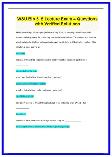 WSU Bio 315 Lecture Exam 4 Questions with Verified Solutions1459 636x882
