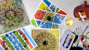 3 Mini Mandalas - A therapeutic journey | Bala Eswari | Skillshare