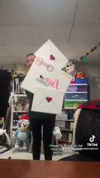 DIY Canvas Envelopes. Subscribe for more Cheap and Easy DIYs! #valentinesdecor #diyvalentine