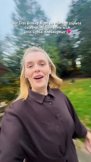 Bonfire Night, but make it baby-friendly two mums, giggly girls, and lots of sparkle ✨ #lgbt #explore #twomums #triplets #bonfirenight #fireworks #baby #lifestyle #mumlife #lifestyle #fblifestyle | The Kaye Family