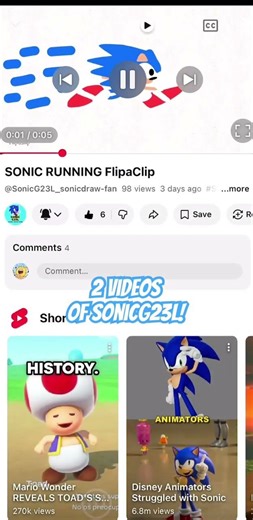 SonicG23L 2 Videos {Videos} #Shorts