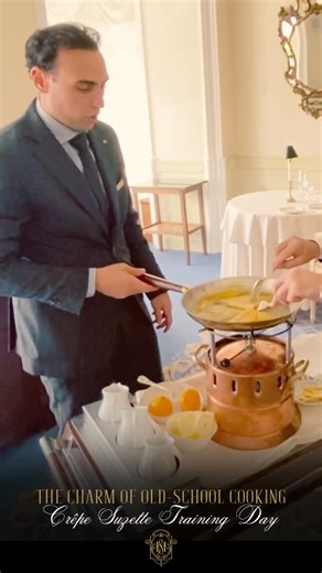 The charm of the old-school cooking 🇫🇷 #swissdeluxehotels #lhwtraveler #splendidemoments | Hotel Splendide Royal, Lugano