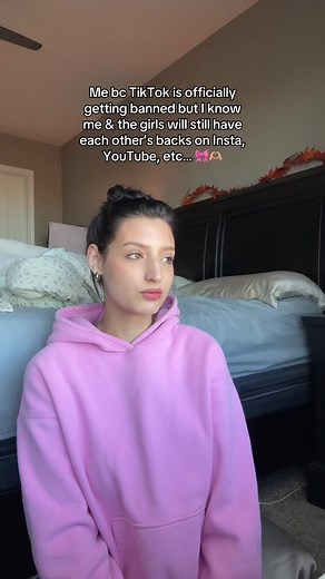 All my socials are 🔗’d on my profile! Lets lock in before they ban us. #girls #girlssupportgirls #relateable #tiktokban #fypシ