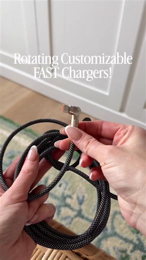 Sweet Savings and Things®️ on Instagram: "⭐️ Comment “CABLE” and I’ll send you the link to this extra-long USB C charging cable! ✨ The 180-degree rotating design makes it so comfortable to use your phone while it’s charging! The 10-foot length is perfect for beds, couches, and desks and the braided cord feels super durable! Fast charging makes it great for phones, tablets, and laptops! Such a simple upgrade that makes everyday charging way easier! 🤍 ⭐️ You can also shop by clicking the link in