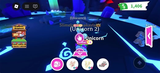 my neon unicorn !! #adoptme #unicorn