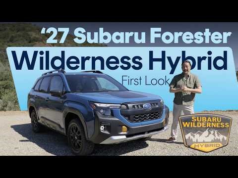 A HYBRID Wilderness!! | 2027 Subaru Forester Wilderness Hybrid First Look