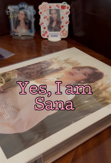 Unboxing Yes, I am Sana 🌷🌷 #kpop #fyp #sana #twice #unboxingvideo