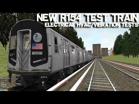 OpenBVE NYCT: R154 HVAC/Vibration Testing