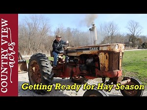 Changing oil in 1961 Case 730 tractor | First use of Lube Shuttle Grease gun.