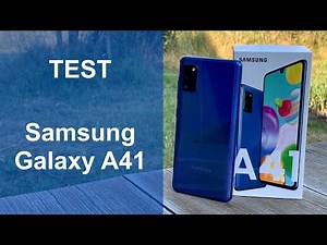 Test Samsung Galaxy A41 blau (deutsch)