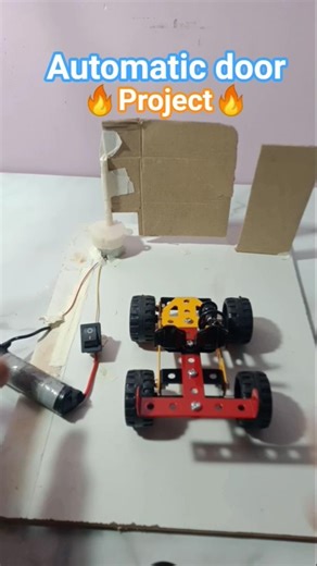 Automatic door project 🔥🔥 #door opening and closing project#Project#Electroworld 🌍