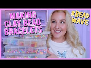 MAKING CLAY BEAD BRACELETS (MAKING BRACELETS TOGETHER: HOW TO MAKE BRACELETS) SUMMER VIBES 🌺🥥🌞🌊🐚