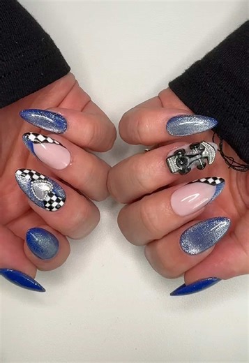 #nail #nailsartvideos #formula1 #nailart #lasvegasgrandprix2025