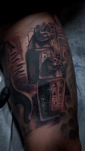 8 comments | Ancient symbols, modern ritual. This Egyptian thigh wrap...
