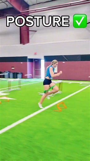 Quick Step drill for 10 hurdles - Emphasis: Posture, Quickness, Reaction, rhythm